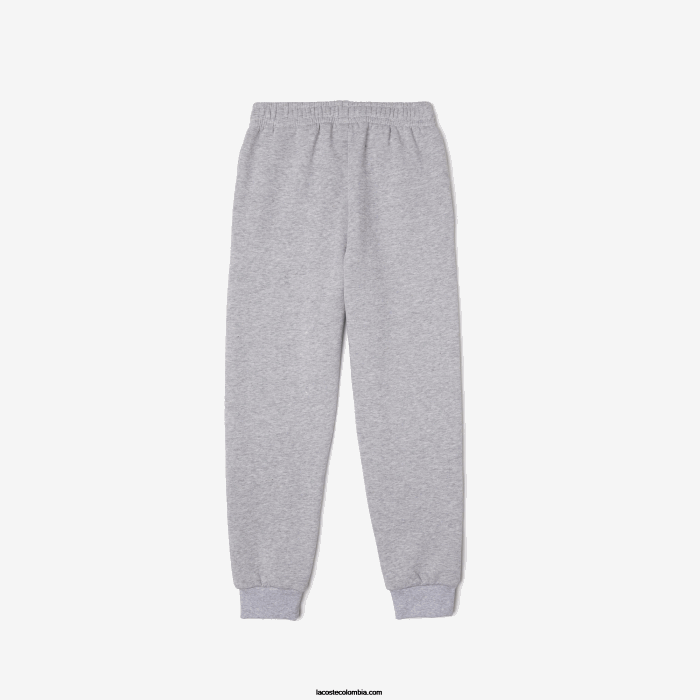 niños Lacoste 6F243198 lomo gris cca pantalones de chándal con diseño colour block