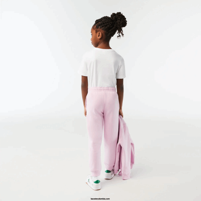 niños Lacoste 6F243212 rosa z4h pantalones de chándal con diseño colour block