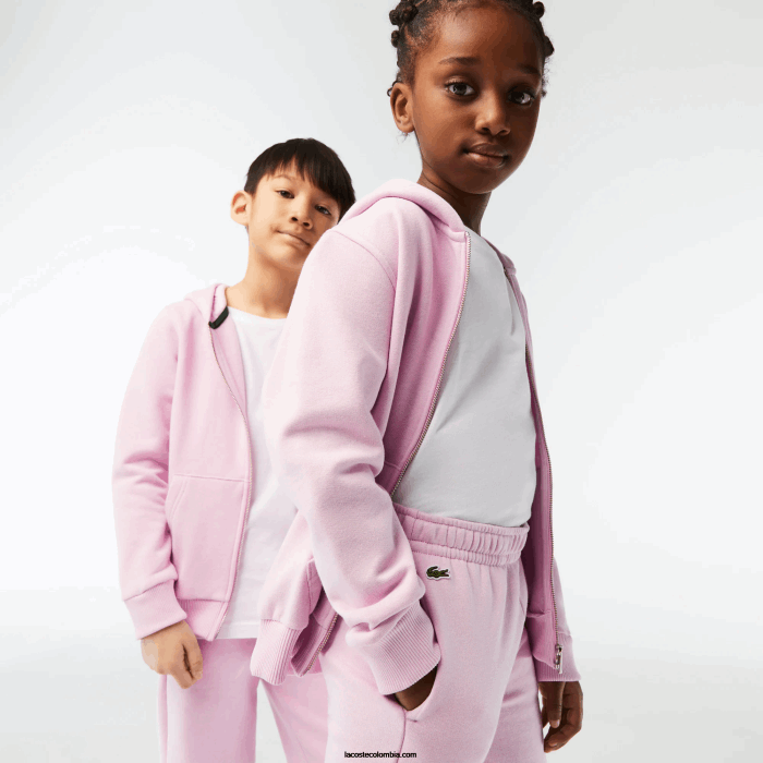 niños Lacoste 6F243212 rosa z4h pantalones de chándal con diseño colour block