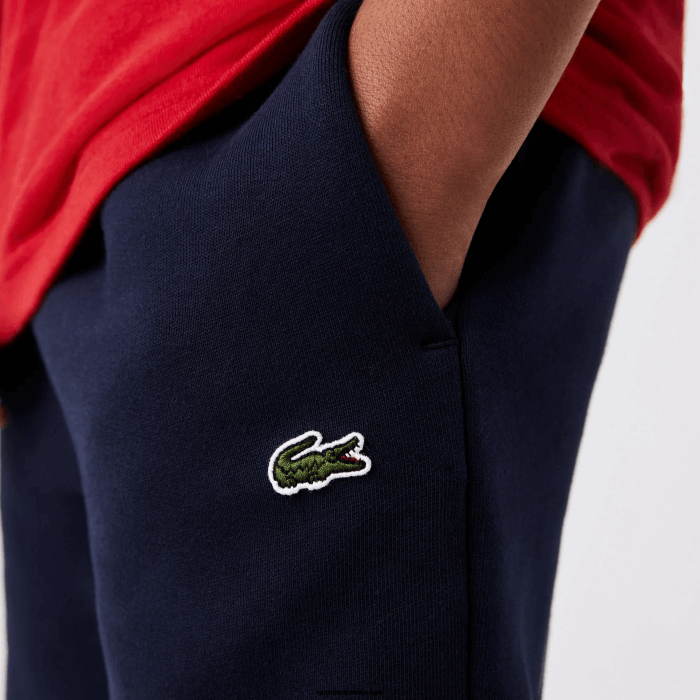 niños Lacoste 6F243215 azul marino blanco rojo ley pantalones deportivos de marca