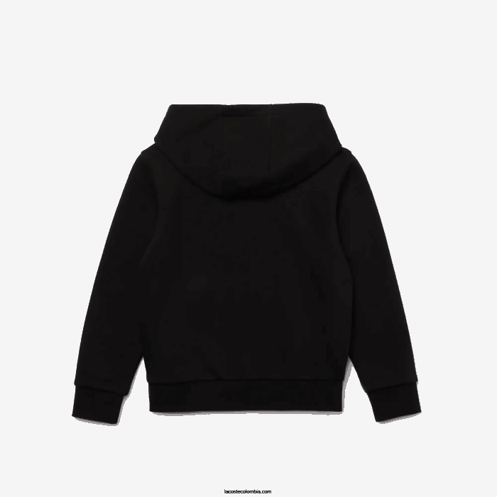 niños Lacoste 6F243260 negro azul marino dy4 sudadera sport tennis con cremallera