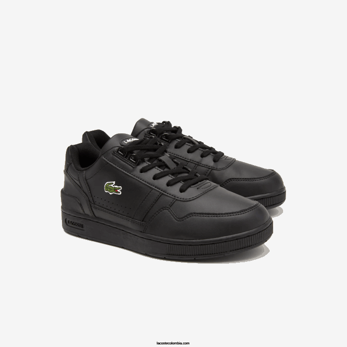 juniors Lacoste 6F243314 negro 02h tenis sintéticos con clip en T