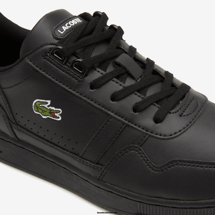 juniors Lacoste 6F243314 negro 02h tenis sintéticos con clip en T
