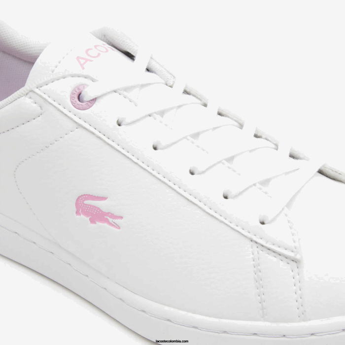 juniors Lacoste 6F243316 blanco 21g zapatillas sintéticas carnaby