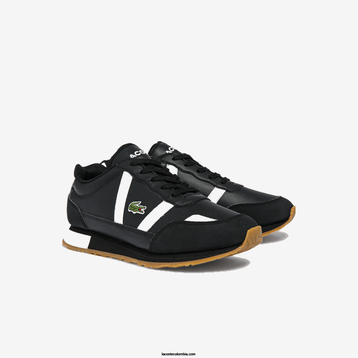 juniors Lacoste 6F243318 blanco y negro 312 tenis sintéticos Partner