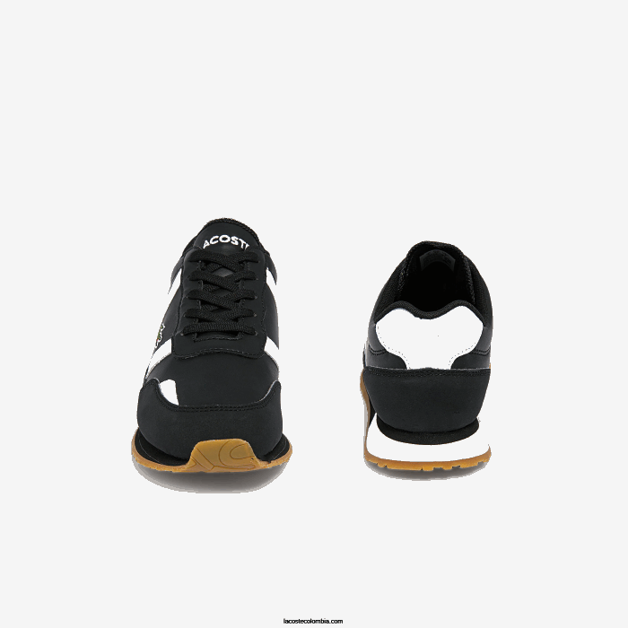 juniors Lacoste 6F243318 blanco y negro 312 tenis sintéticos Partner