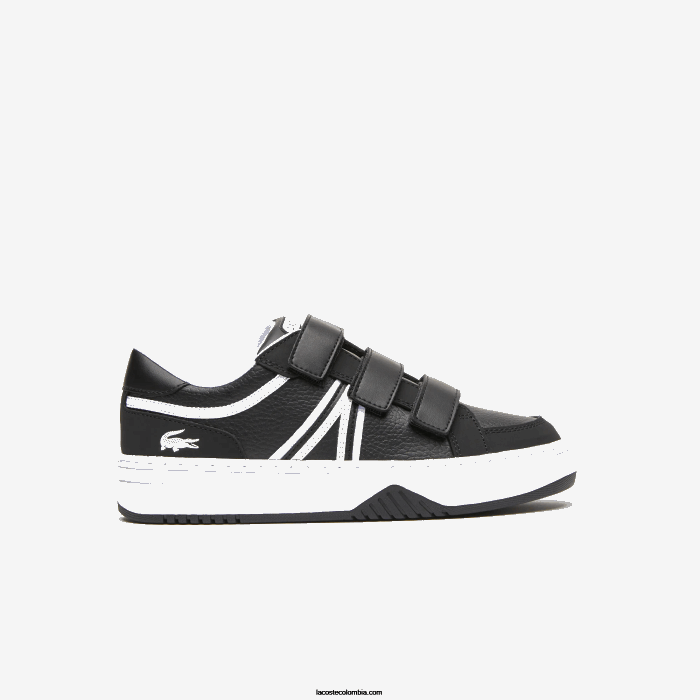 juniors Lacoste 6F243324 blanco y negro 312 tenis l001 sintéticos