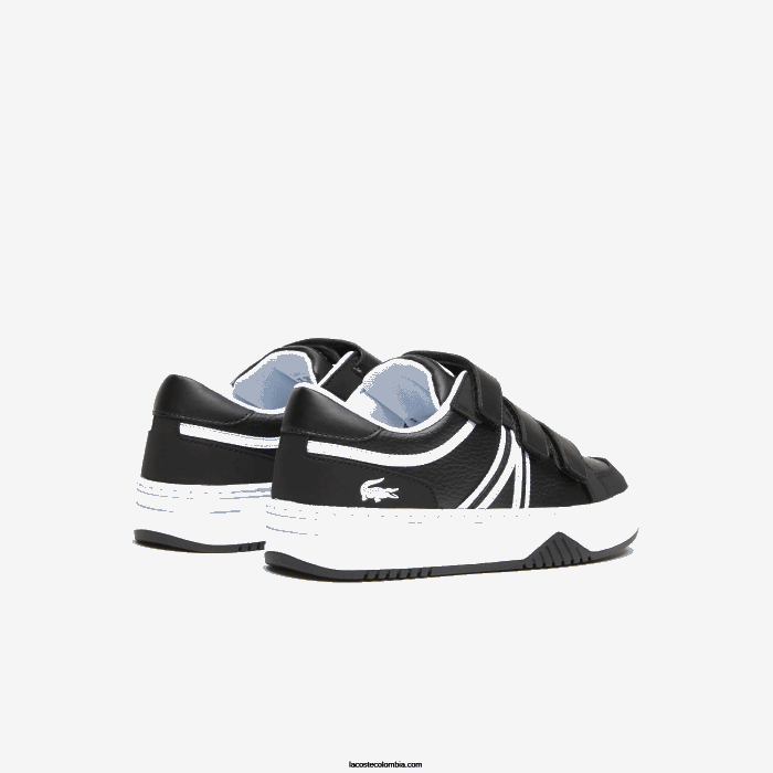 juniors Lacoste 6F243324 blanco y negro 312 tenis l001 sintéticos