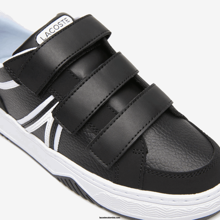 juniors Lacoste 6F243324 blanco y negro 312 tenis l001 sintéticos