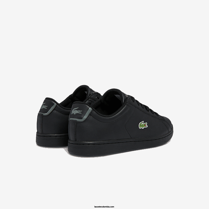 juniors Lacoste 6F243328 negro 02h tenis carnaby evo bl sintéticos