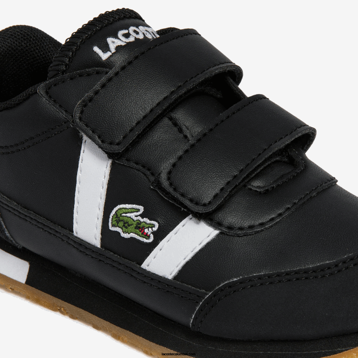 infantes Lacoste 6F242965 blanco y negro 312 tenis sintéticos Partner