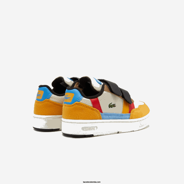 infantes Lacoste 6F242992 blanquecino y amarillo ht3 zapatos al aire libre sintéticos de invierno t-clip