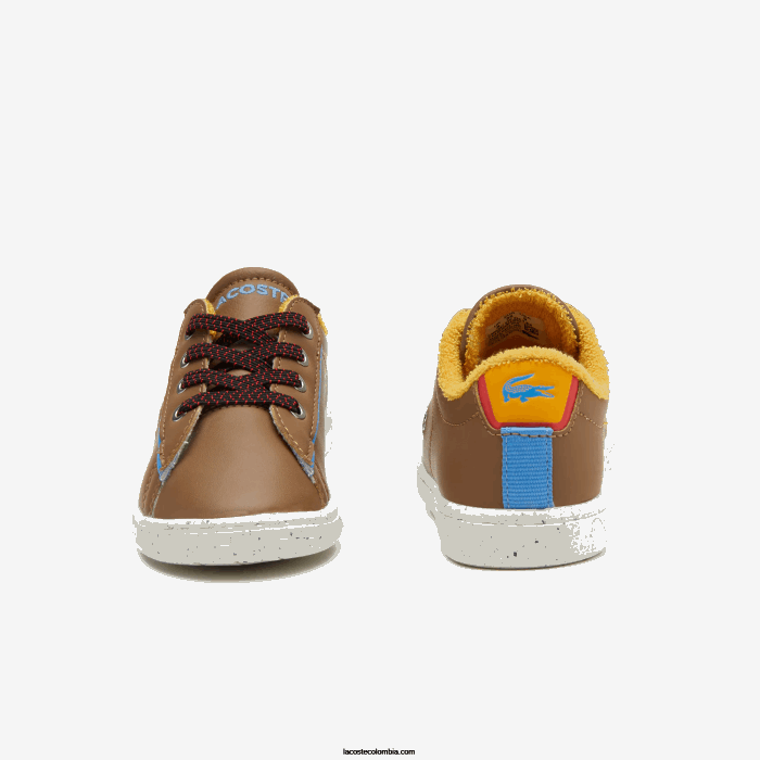 infantes Lacoste 6F242993 marron azul claro 2g7 zapatos de exterior sintéticos de invierno carnaby