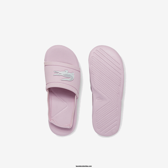 infantes Lacoste 6F242967 rosa claro y blanco 208 l.30 toboganes sintéticos