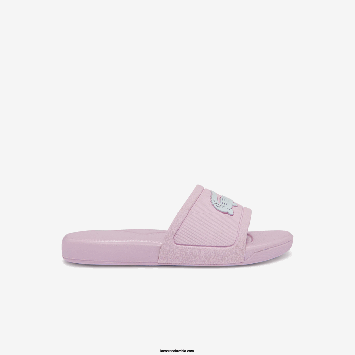 niños Lacoste 6F243233 rosa claro y blanco 208 l.30 toboganes sintéticos