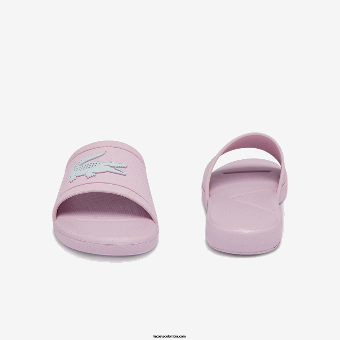 niños Lacoste 6F243233 rosa claro y blanco 208 l.30 toboganes sintéticos
