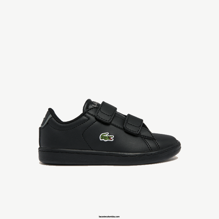 infantes Lacoste 6F242939 negro 02h tenis carnaby evo bl sintéticos