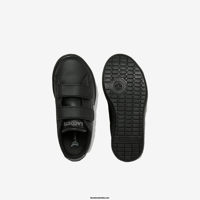 infantes Lacoste 6F242939 negro 02h tenis carnaby evo bl sintéticos