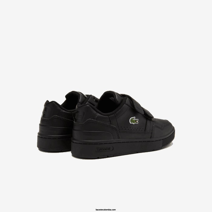 niños Lacoste 6F243113 negro 02h tenis sintéticos con clip en T