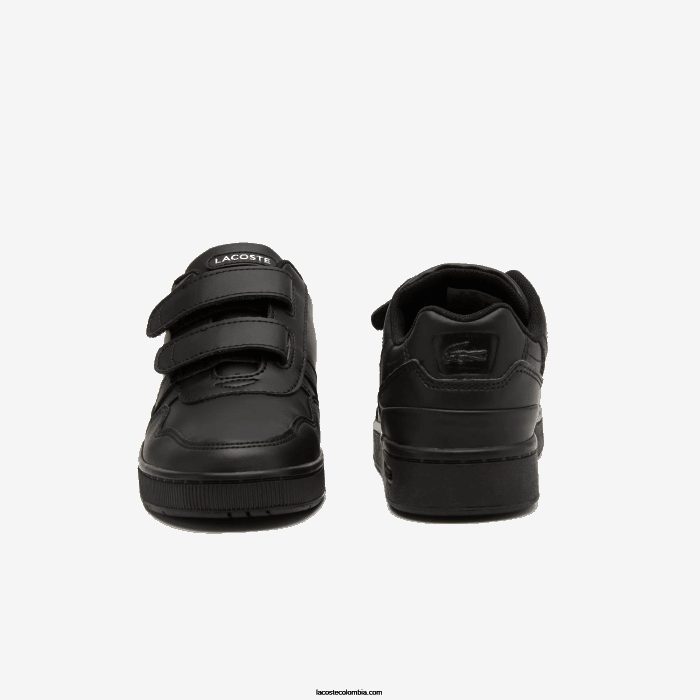 niños Lacoste 6F243113 negro 02h tenis sintéticos con clip en T