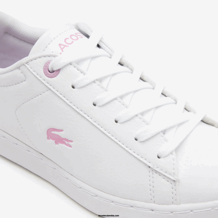niños Lacoste 6F243114 blanco 21g zapatillas sintéticas carnaby