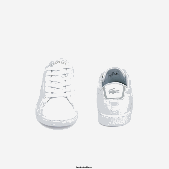 niños Lacoste 6F243226 blanco 21g tenis carnaby evo bl sintéticos