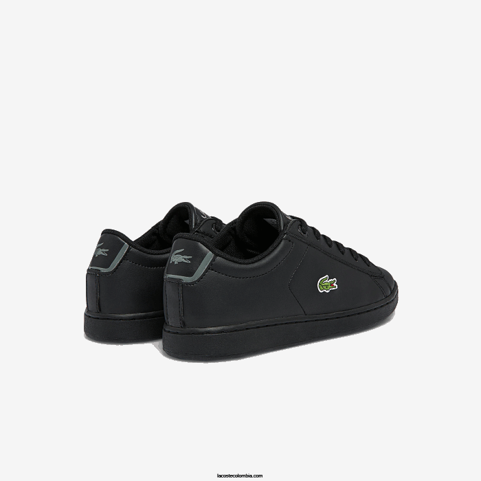 niños Lacoste 6F243227 negro 02h tenis carnaby evo bl sintéticos