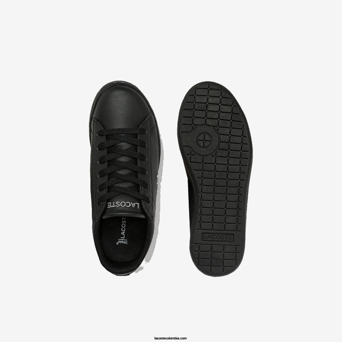 niños Lacoste 6F243227 negro 02h tenis carnaby evo bl sintéticos